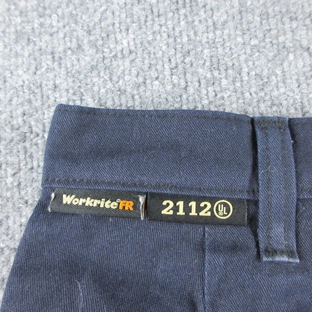Workrite FR Cargo Pants Mens 36x30 Blue Nomex MHP Flame Resistant CAT 2